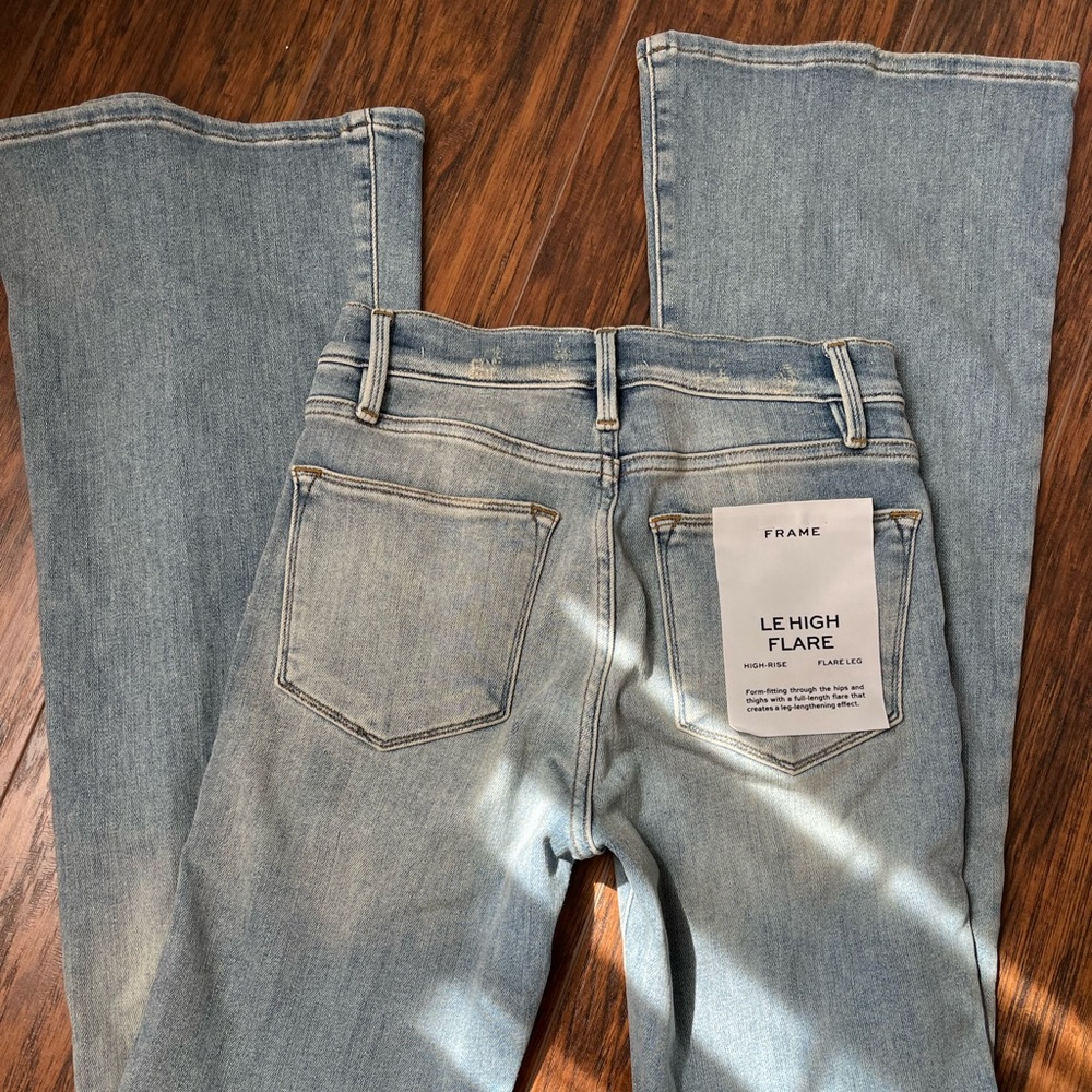 FRAME denim Lee high flare jeans size 26